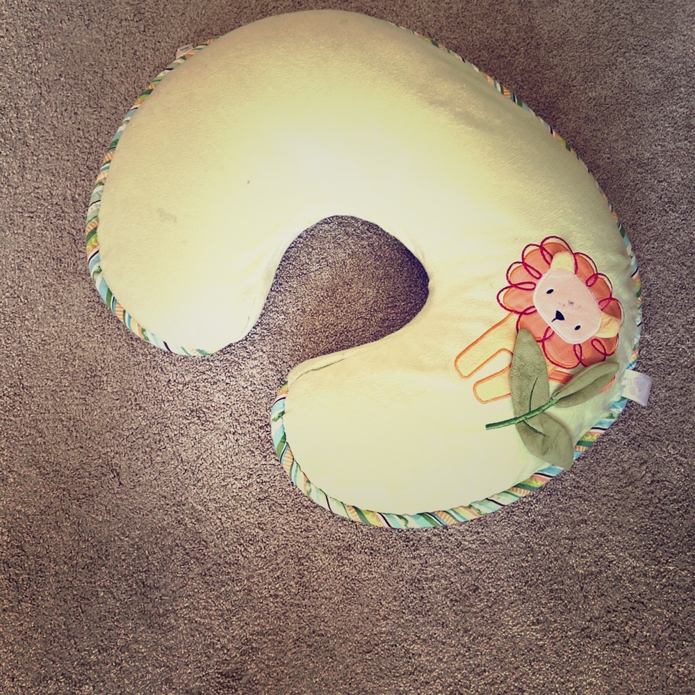 Boppy nursing pillow and cover